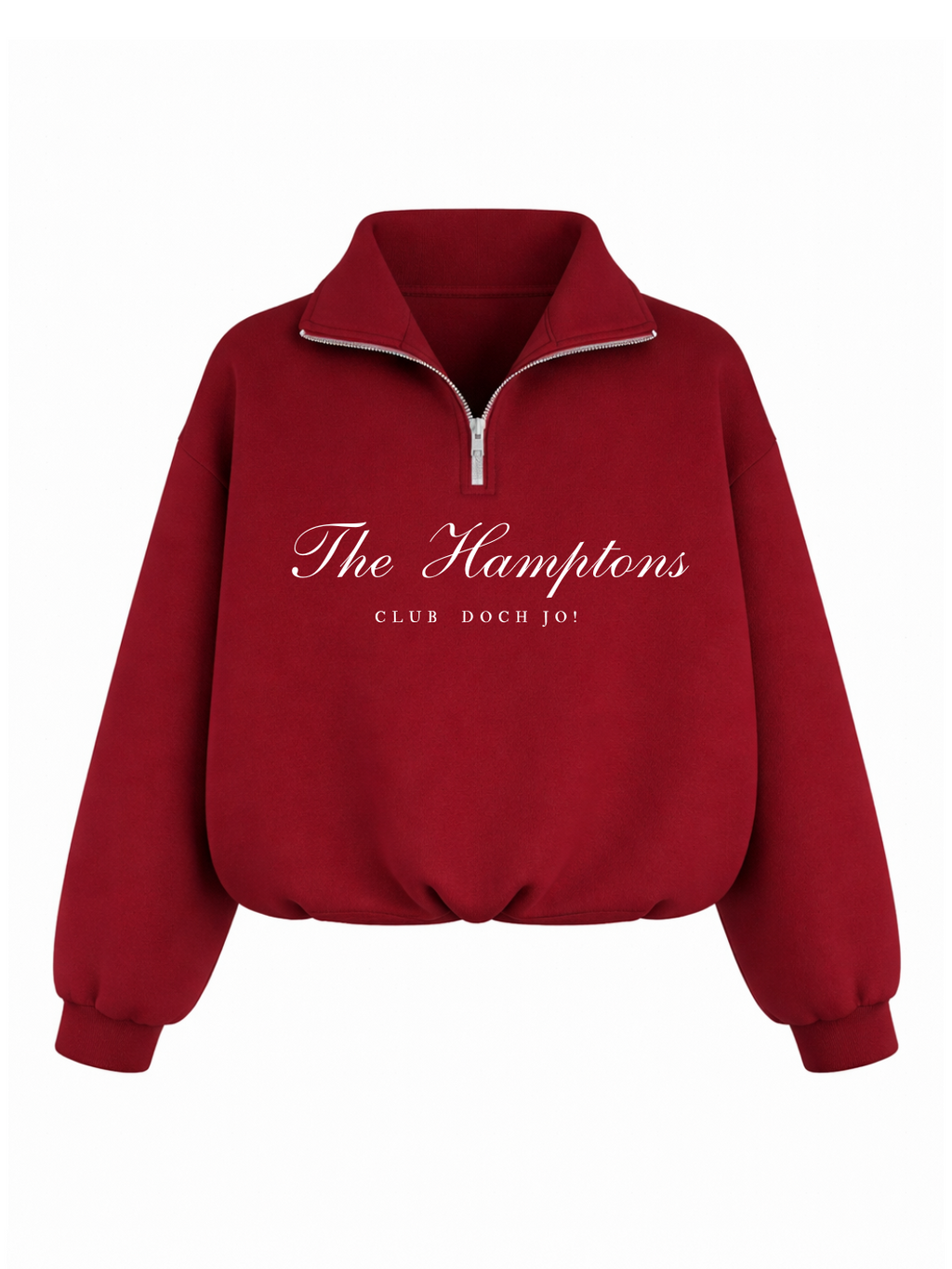 HAMPTONS HOODIE - MERLOT RED