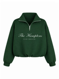 HAMPTONS HOODIE - HUNTER GREEN