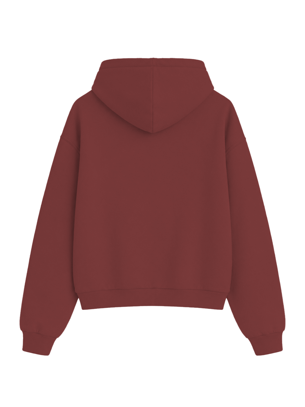 OVERSIZE HOODIE - MERLOT RED