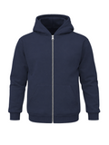 REGULAR ZIP HOODIE - MIDNIGHT NAVY