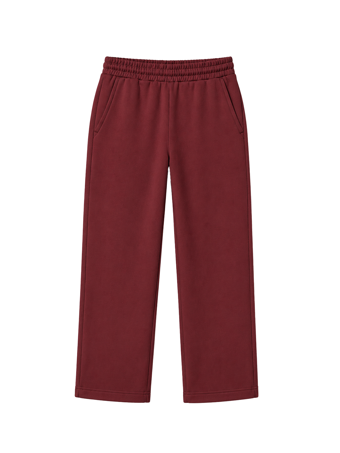 COZY PANTS - MERLOT RED
