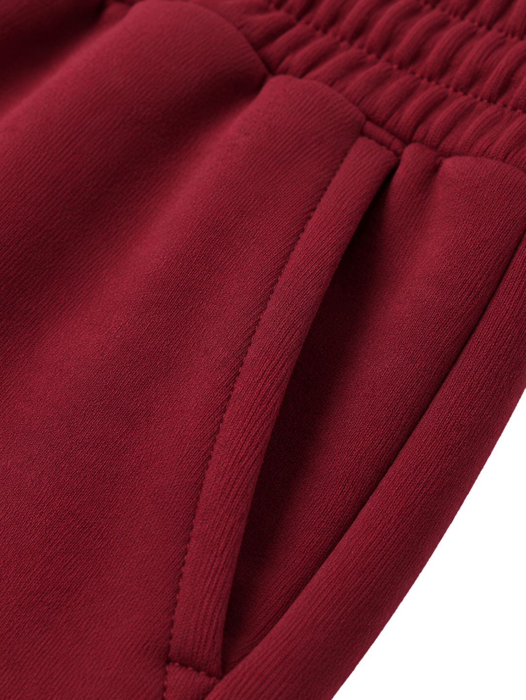 COZY PANTS - MERLOT RED