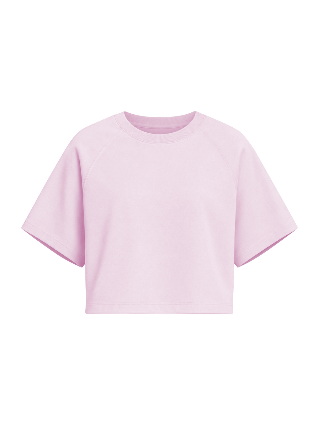 CROPEDTEE - FUCHSIA