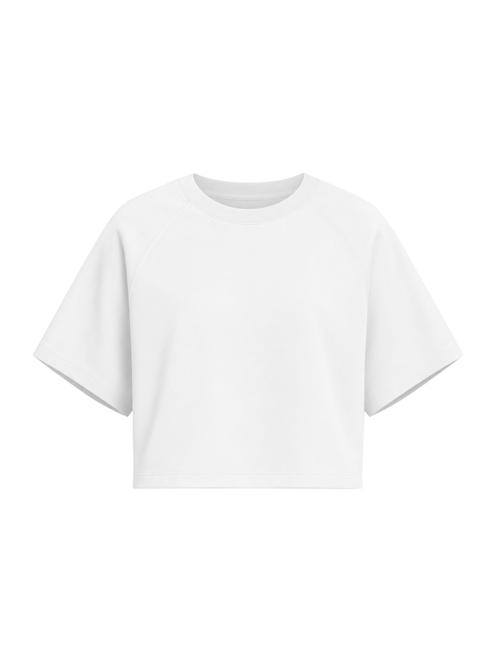 CROPEDTEE - WHITE