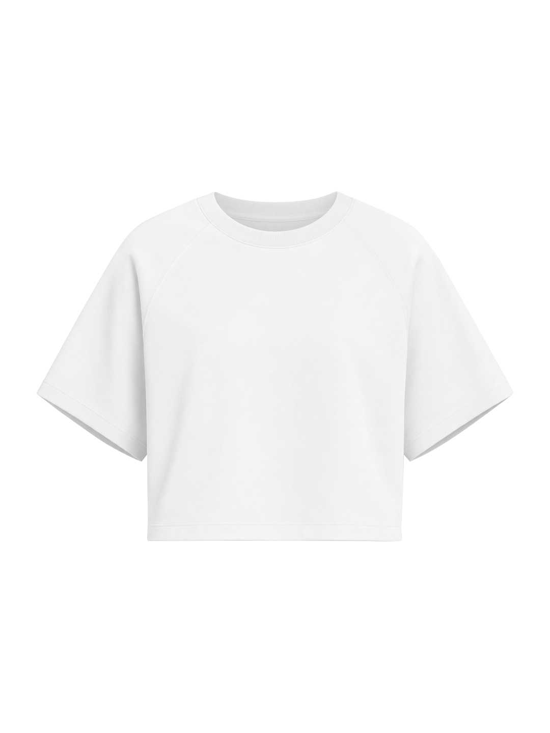 CROPEDTEE - WHITE