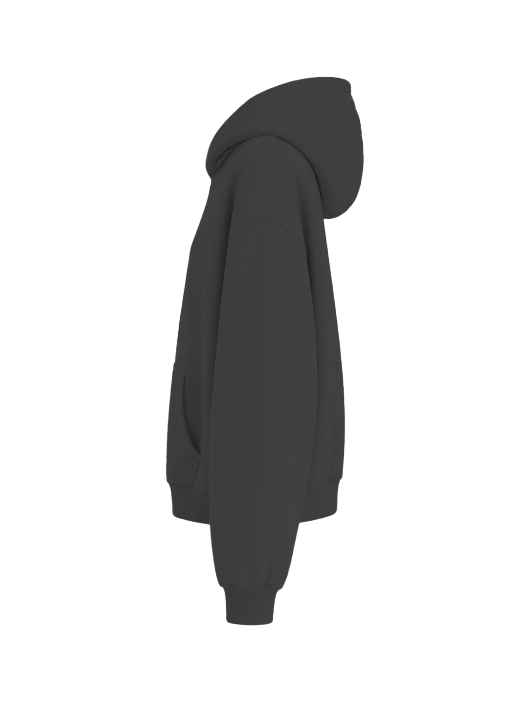 OVERSIZE HOODIE - COAL BLACK