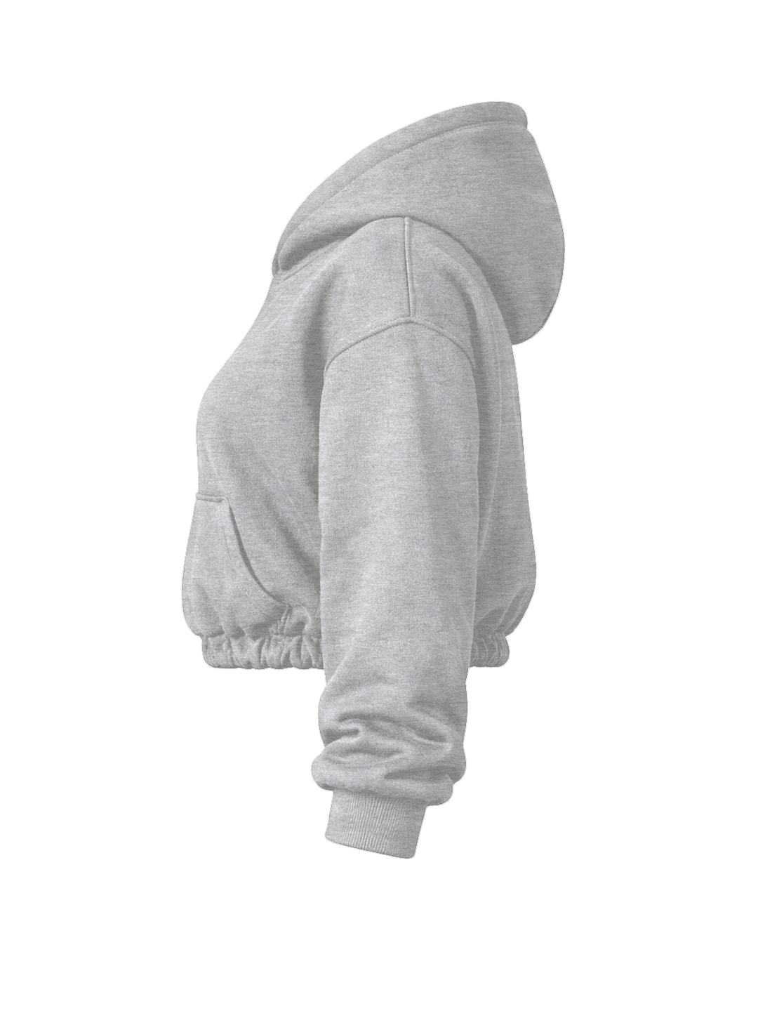 CROPPED PUFFY - HI MELANGE