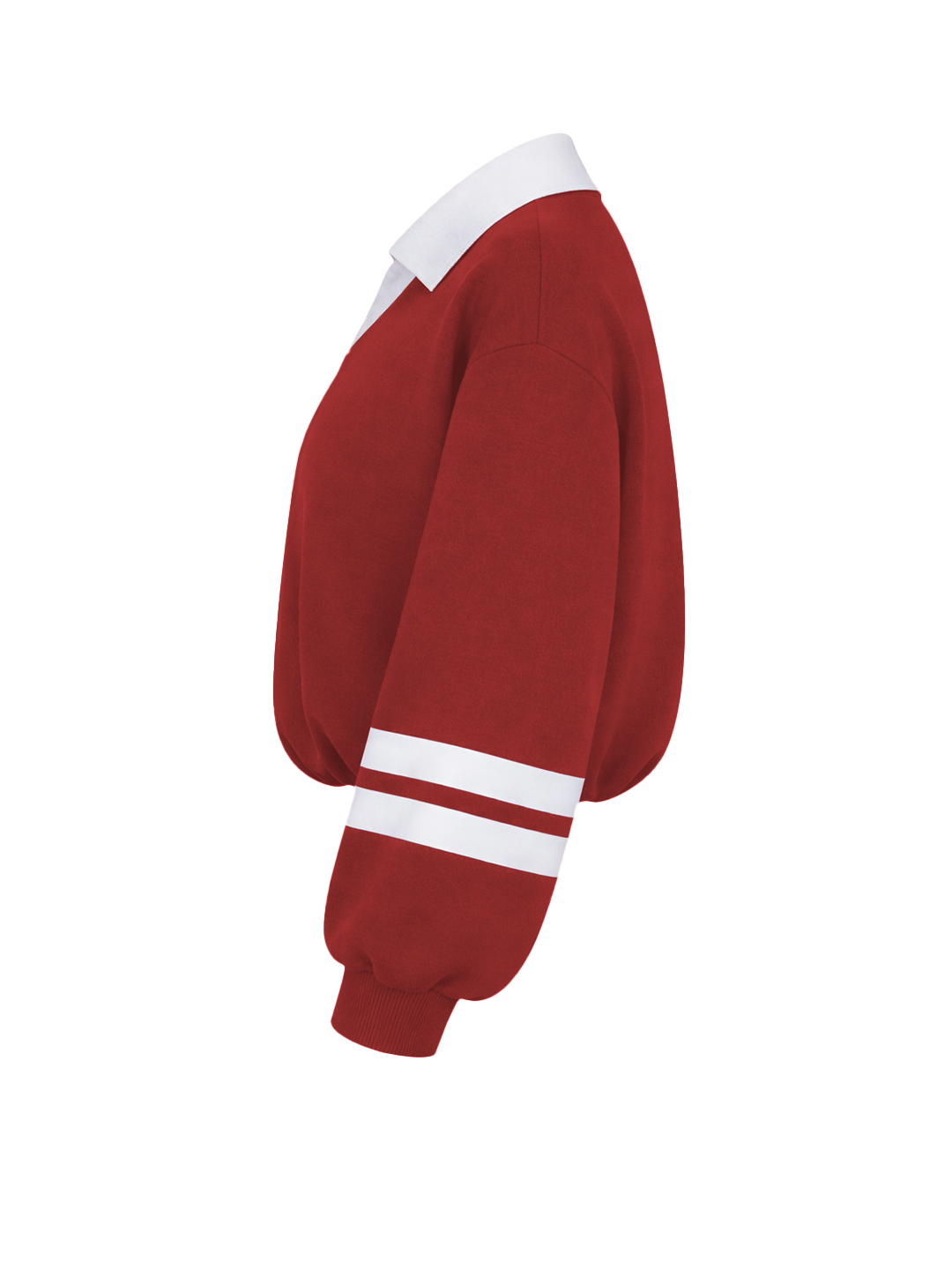 COLLAGE HOODIE - MERLOT RED