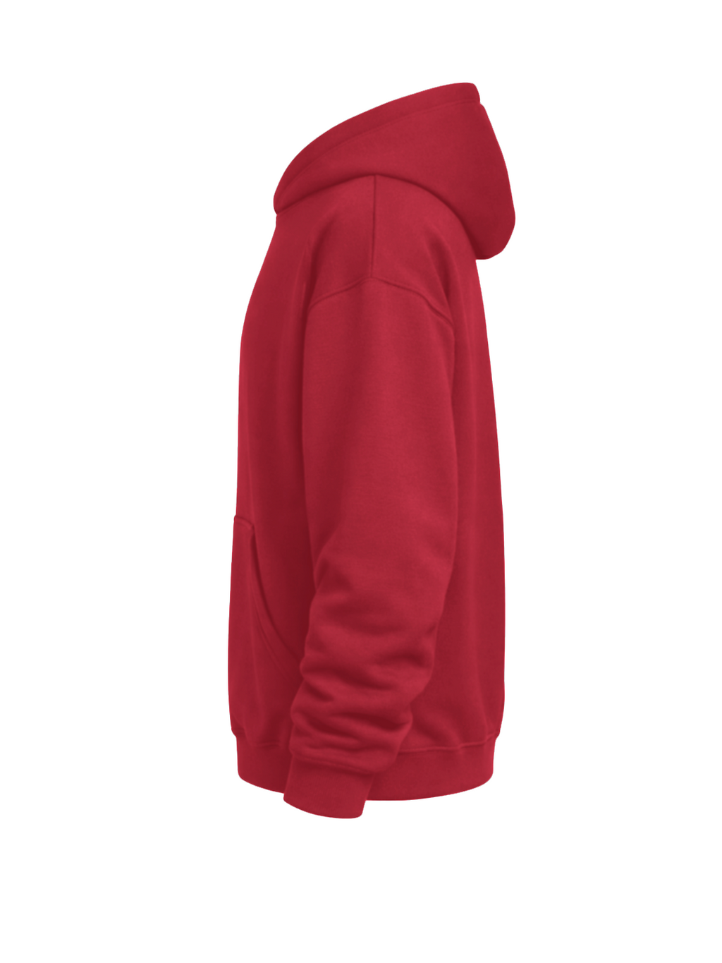 OVERSIZE HOODIE - MERLOT RED