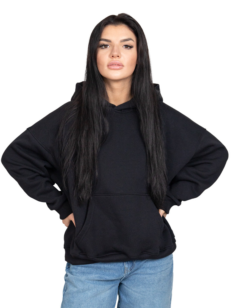 OVERSIZE HOODIE - COAL BLACK