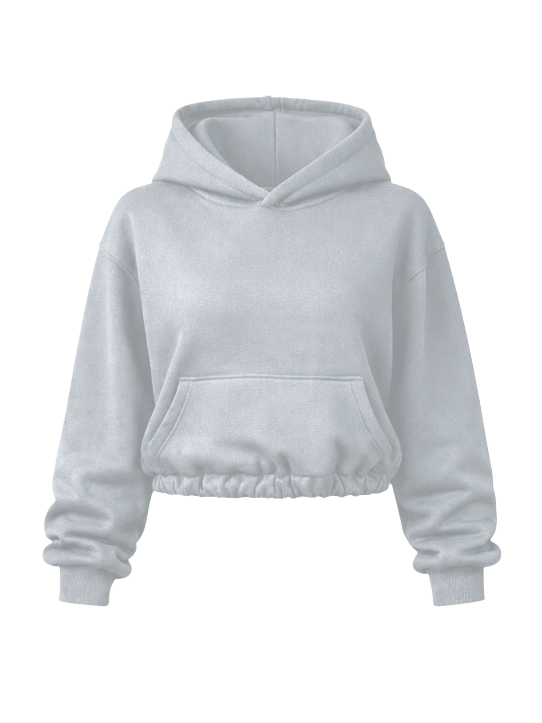 CROPPED PUFFY - STEEL