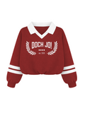 COLLAGE HOODIE - MERLOT RED