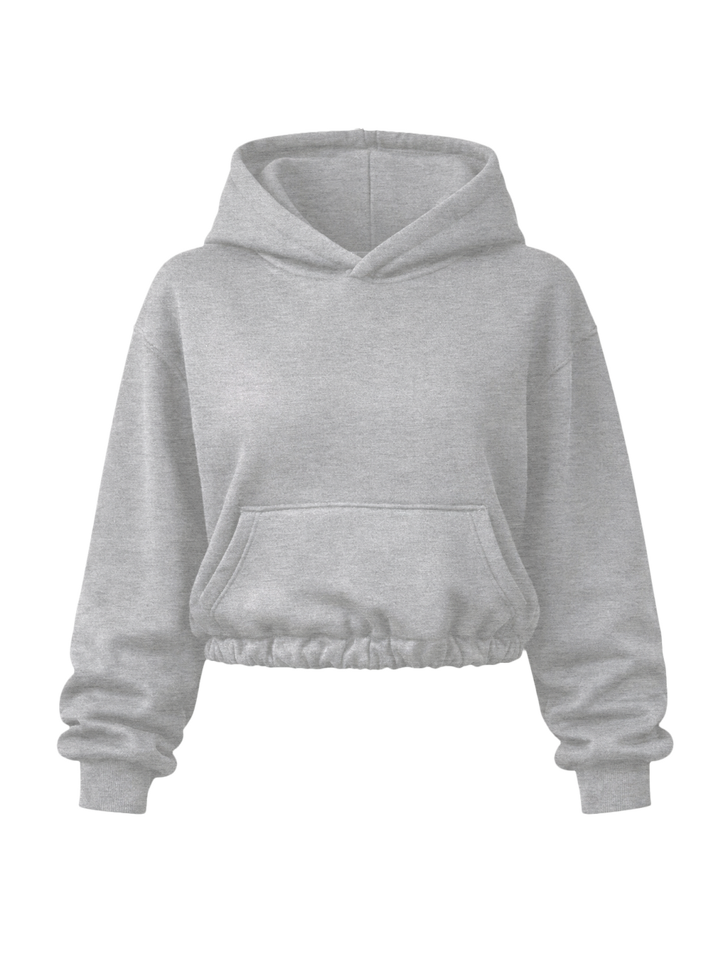 CROPPED PUFFY - HI MELANGE