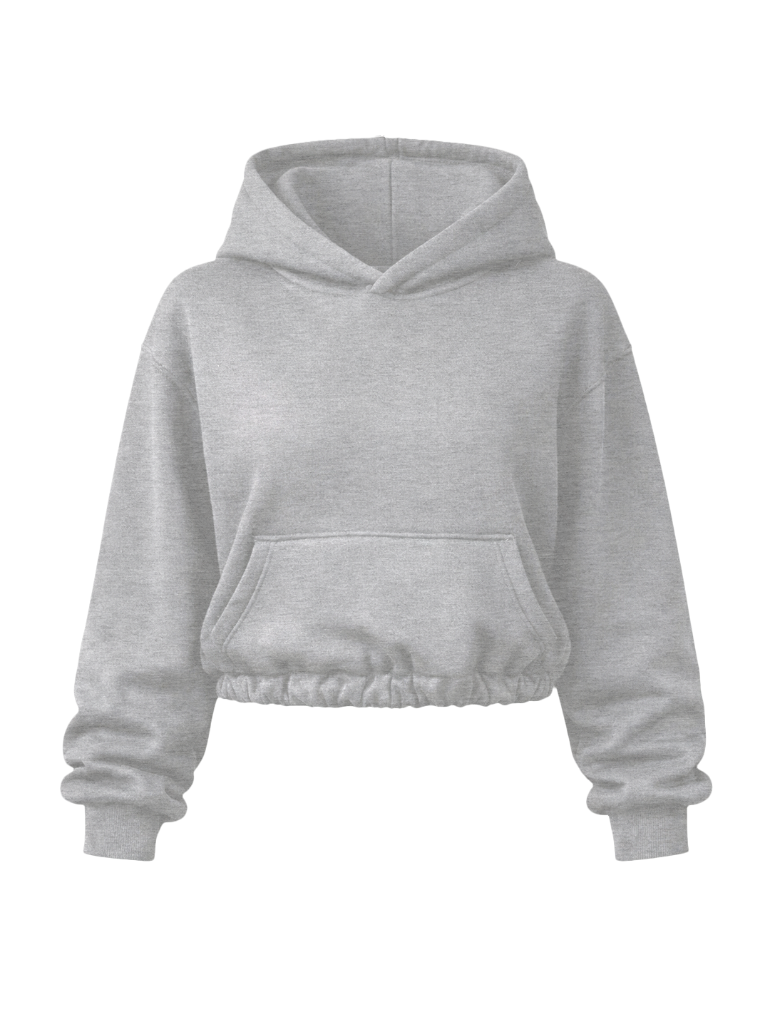 CROPPED PUFFY - HI MELANGE