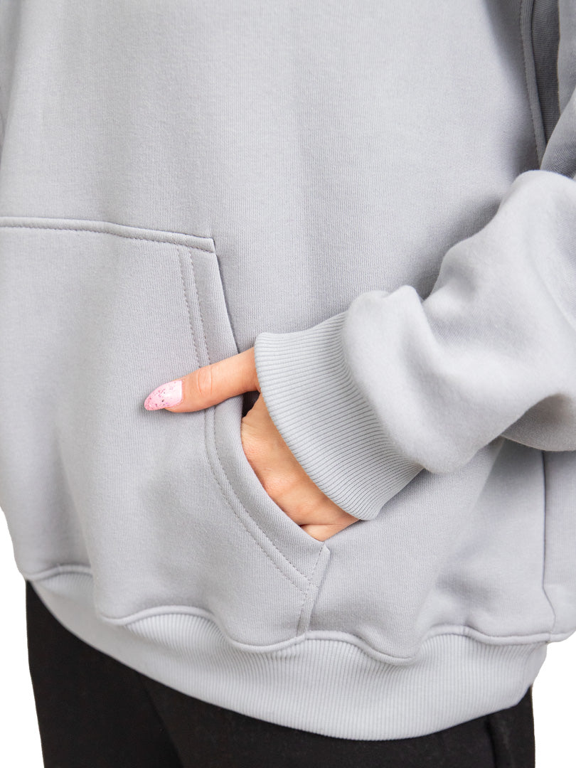 OVERSIZE HOODIE - STEEL