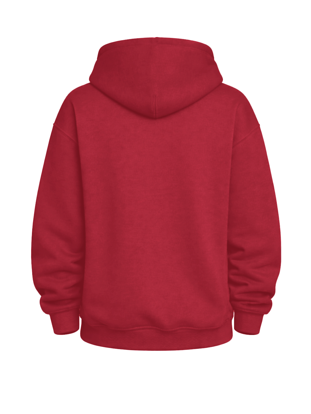 OVERSIZE HOODIE - MERLOT RED