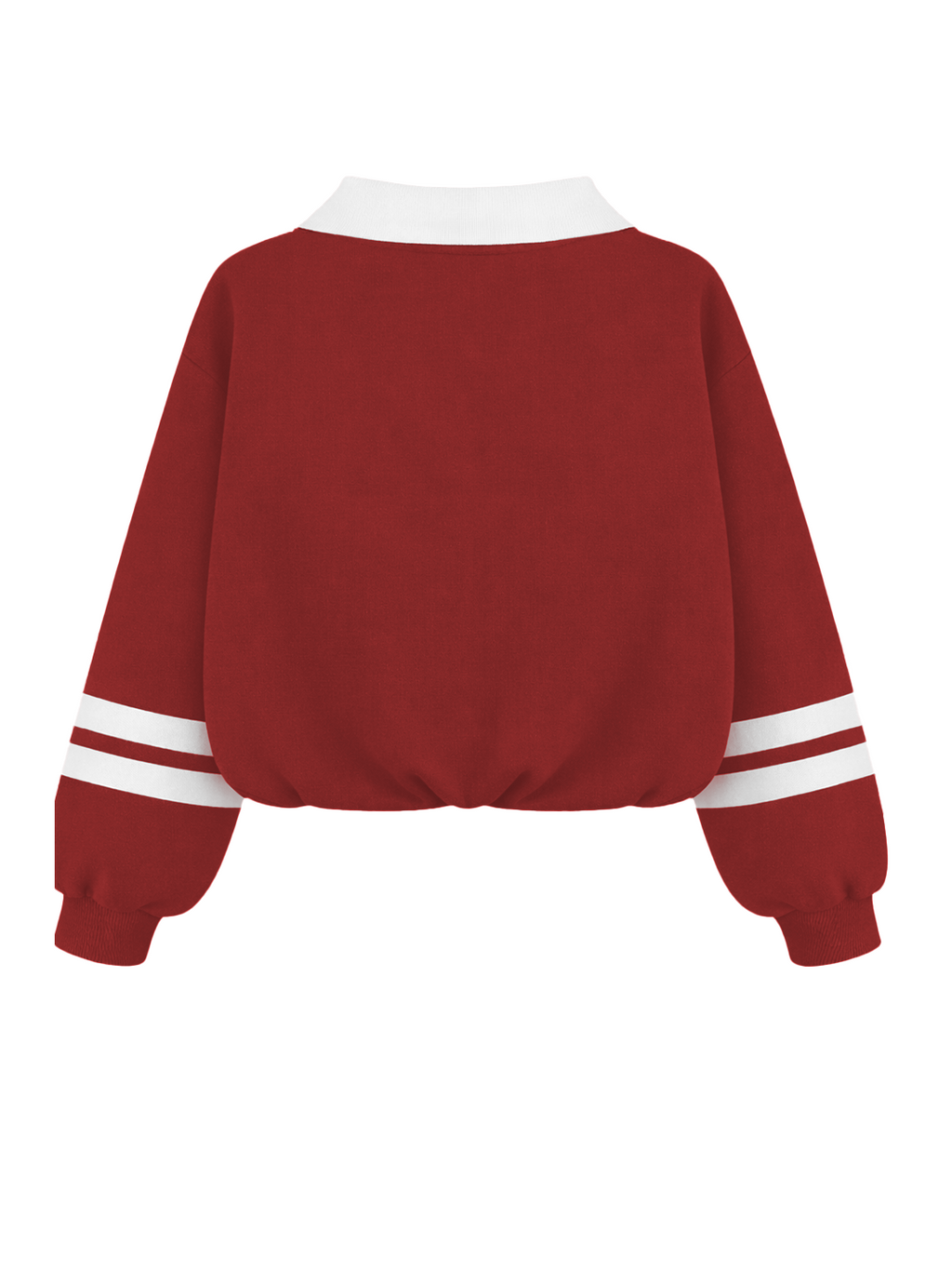 COLLAGE HOODIE - MERLOT RED