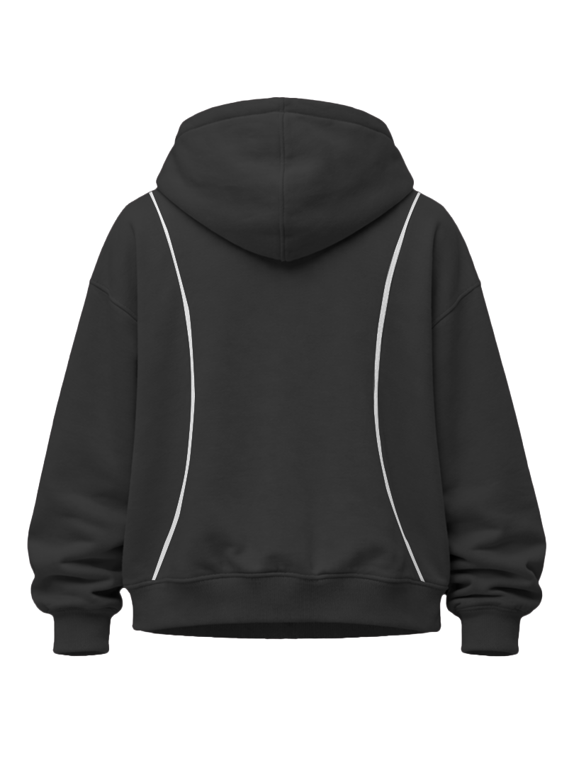 RIFT ZIP HOODIE - BLACK STREET