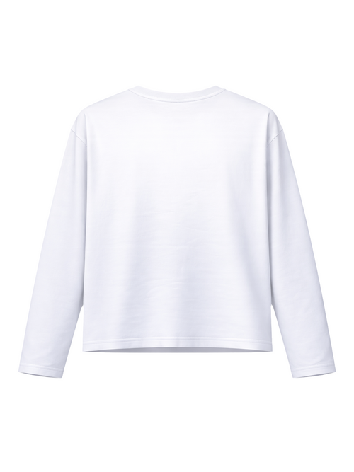 BOXY LONGSLEEVE - WHITE