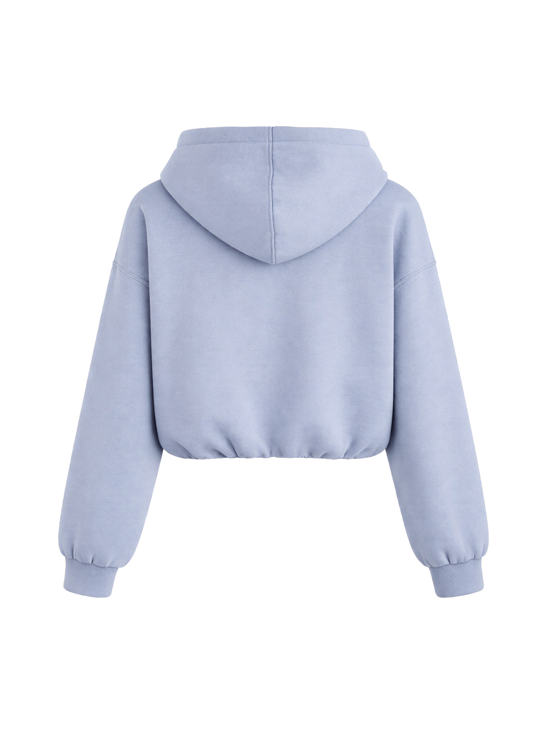 CROPPED PUFFY - STEEL