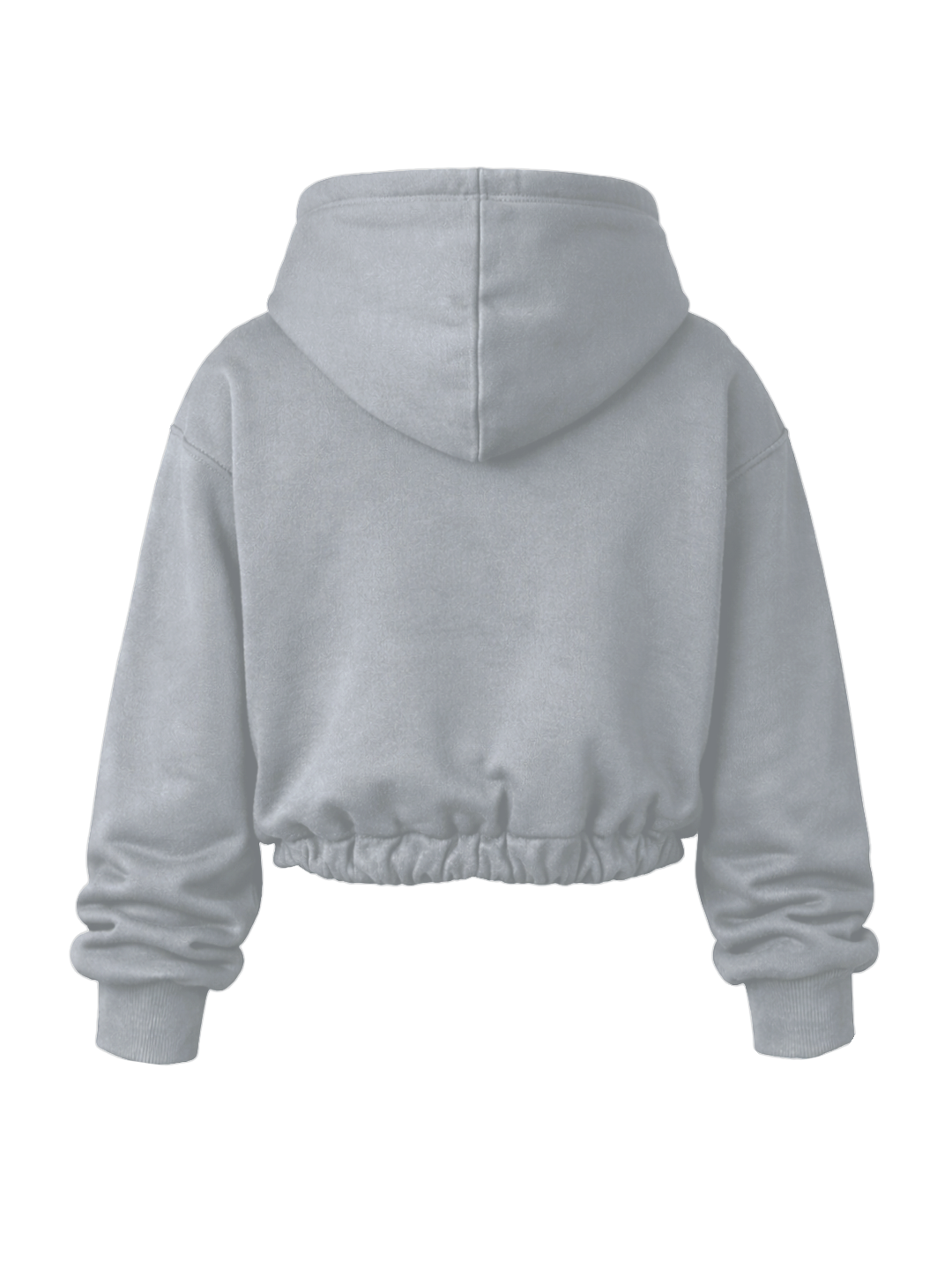 CROPPED PUFFY - STEEL