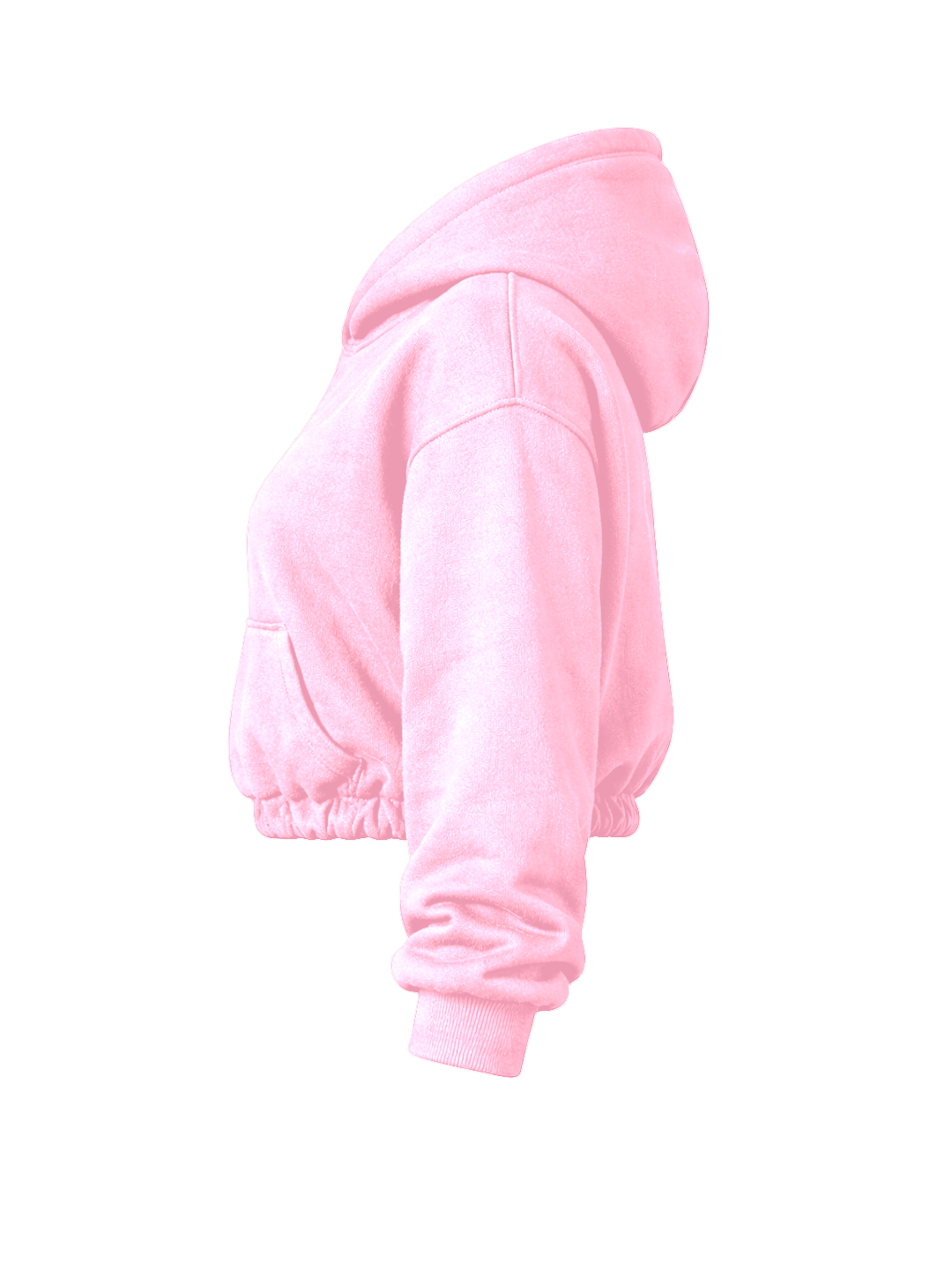 CROPPED PUFFY - ROSE QUARTZ