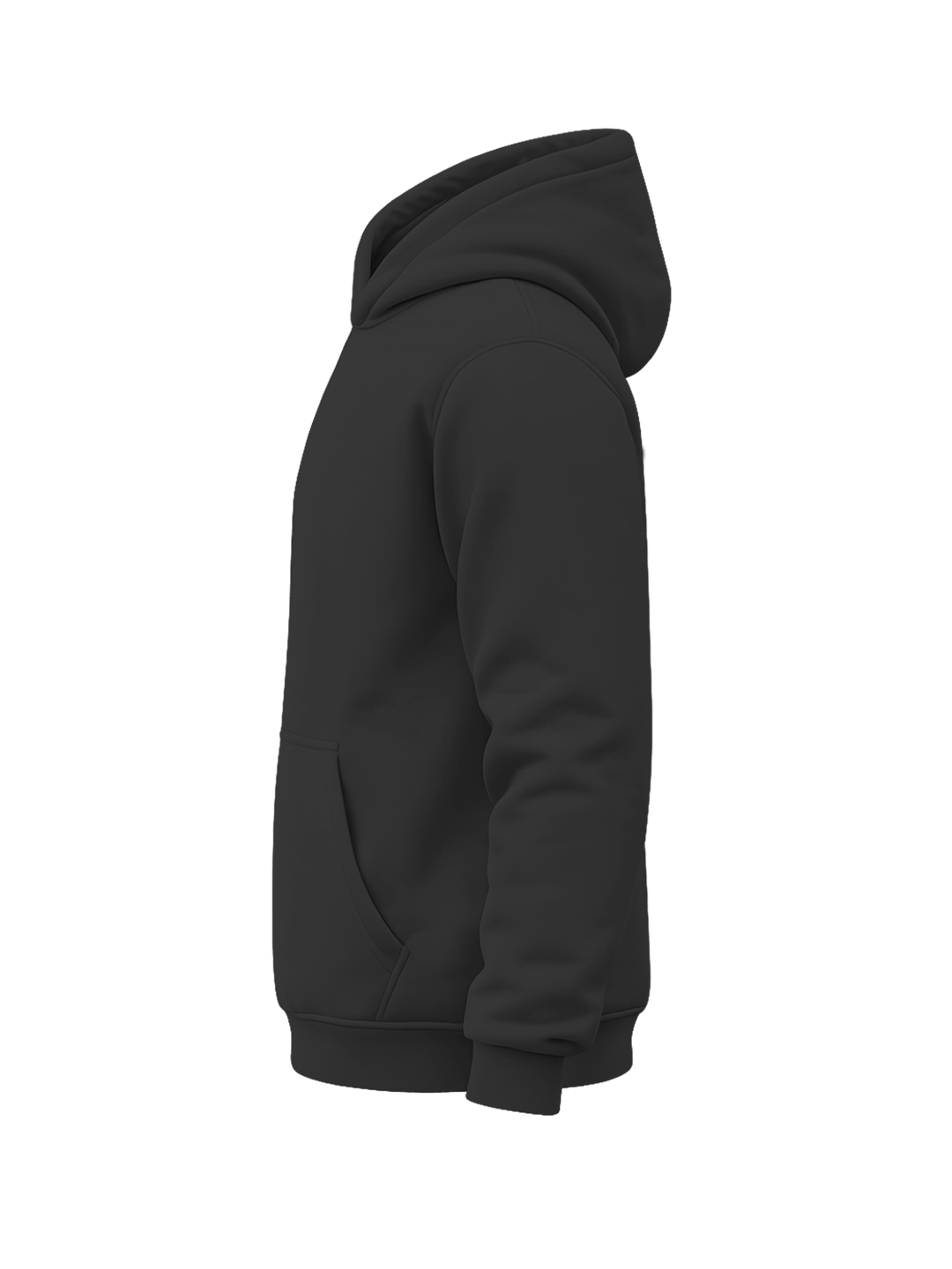 REGULAR HOODIE - COAL BLACK