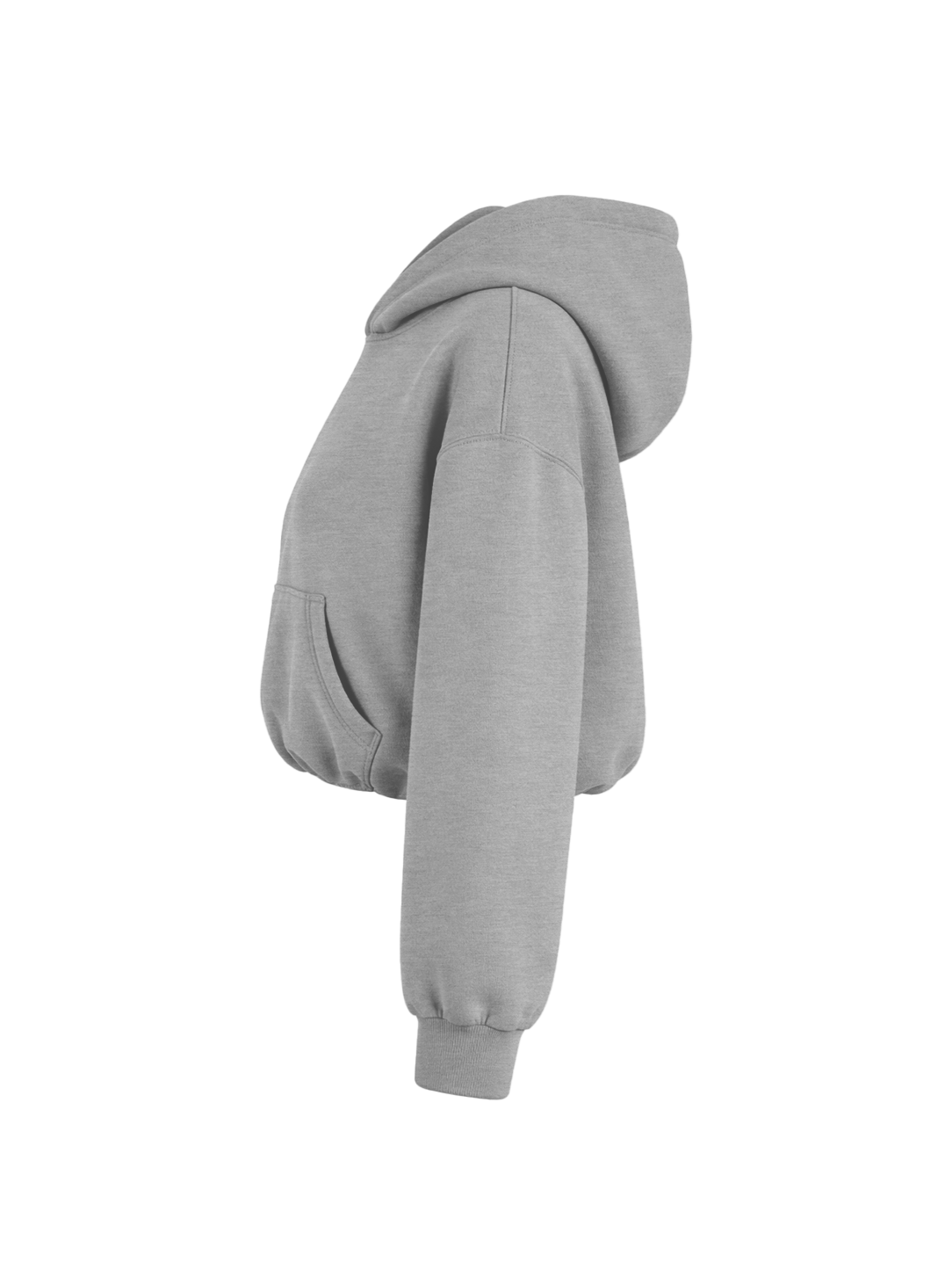 CROPPED PUFFY - HI MELANGE