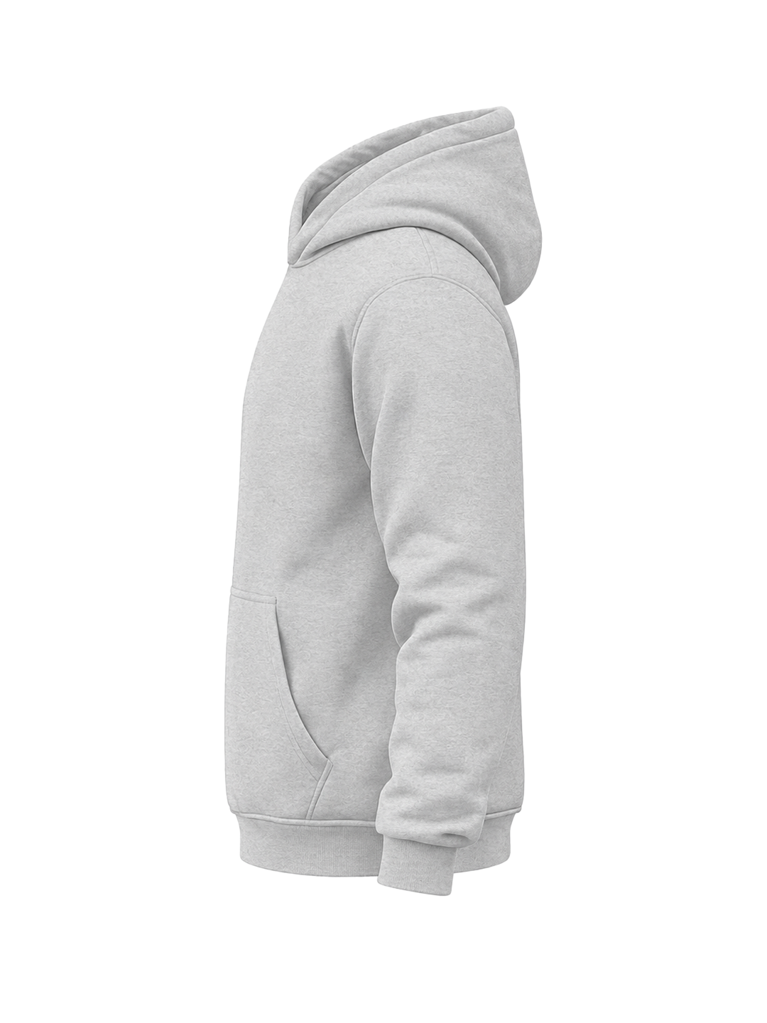 REGULAR ZIP HOODIE - HI MELANGE