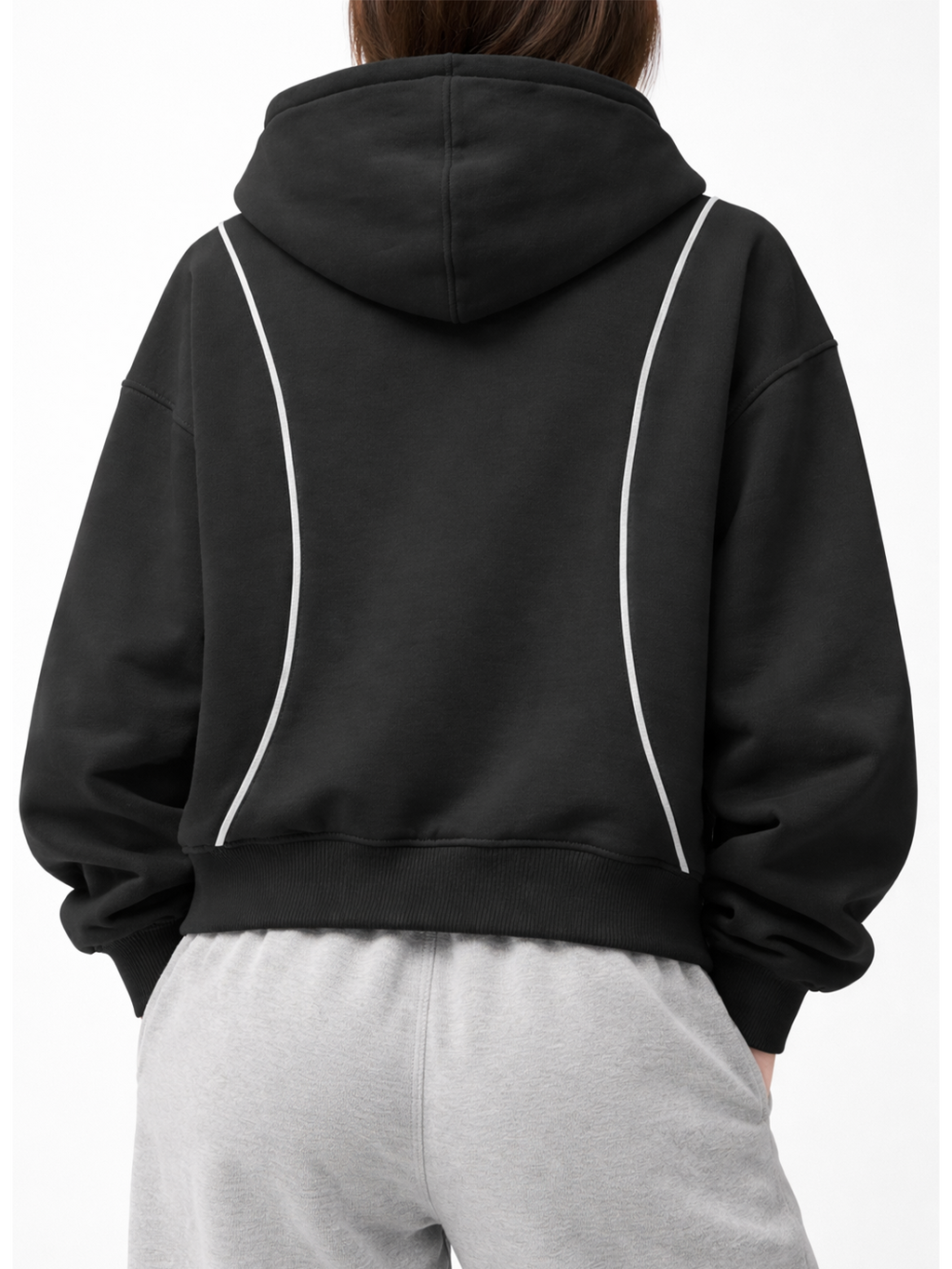 RIFT ZIP HOODIE - BLACK STREET