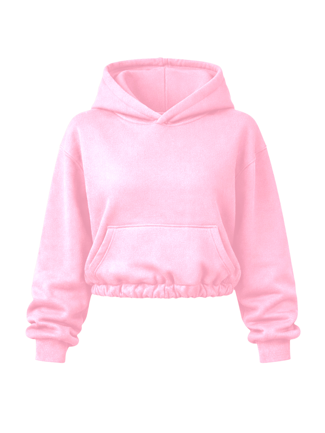 CROPPED PUFFY - ROSE QUARTZ