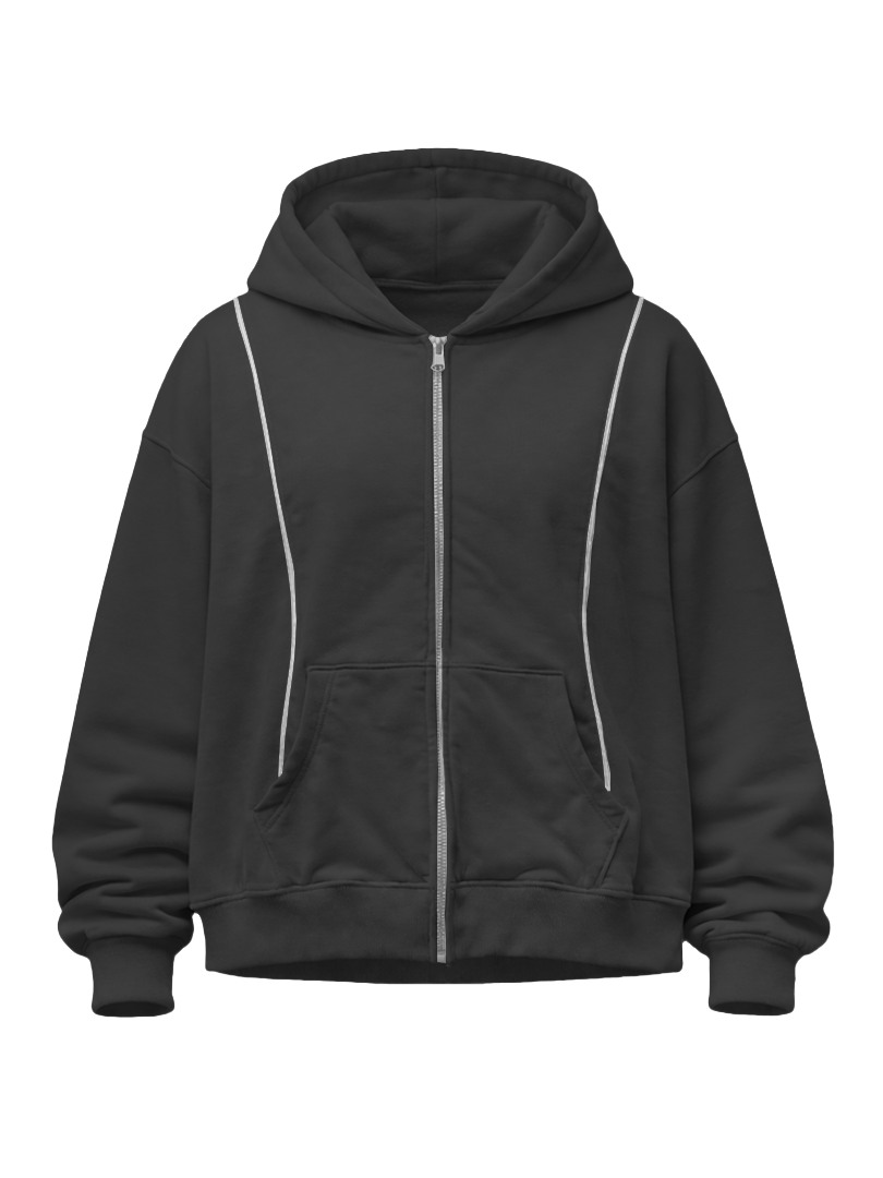 RIFT HV ZIP HOODIE - BLACK STREET