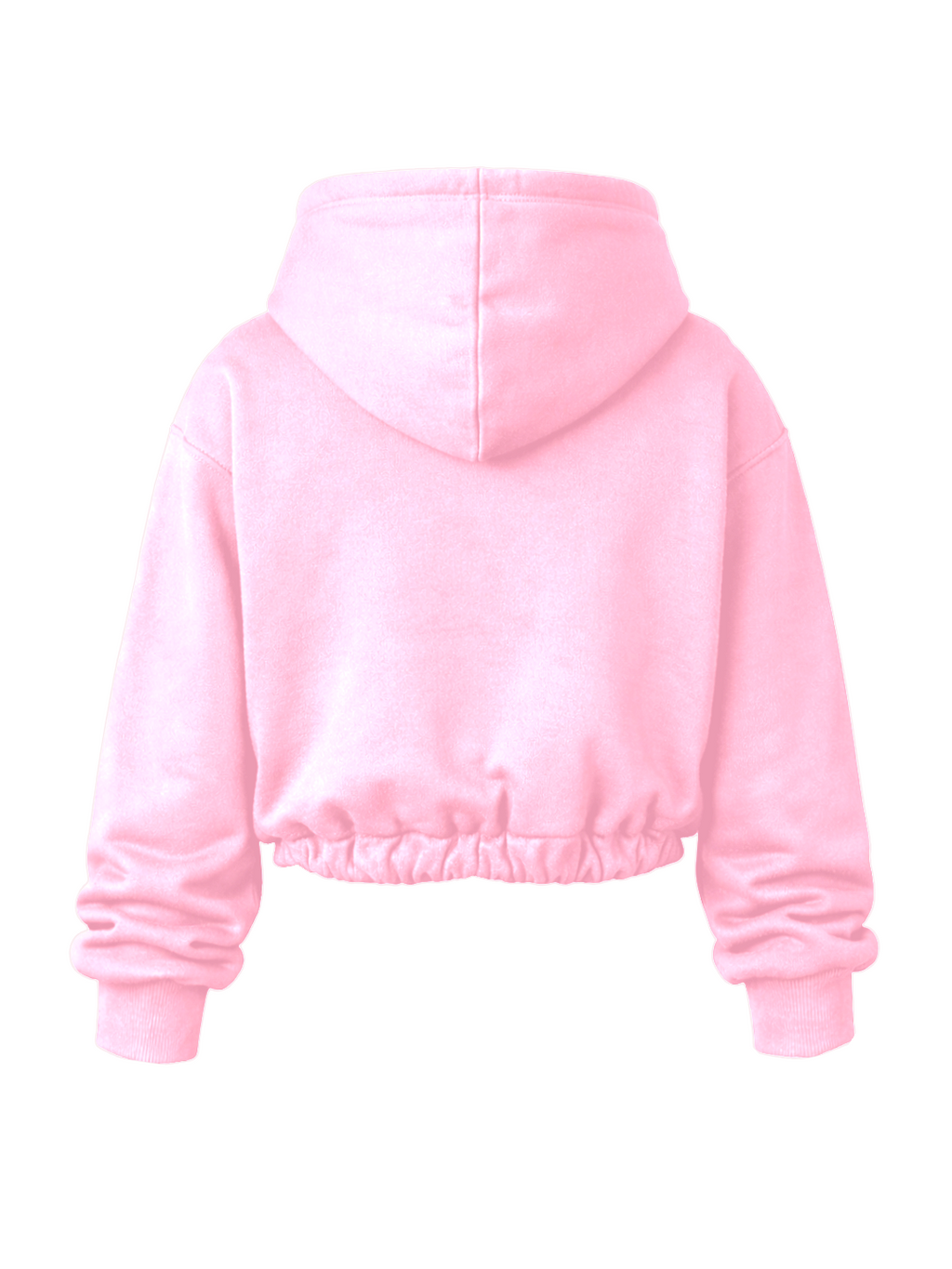 CROPPED PUFFY - ROSE QUARTZ