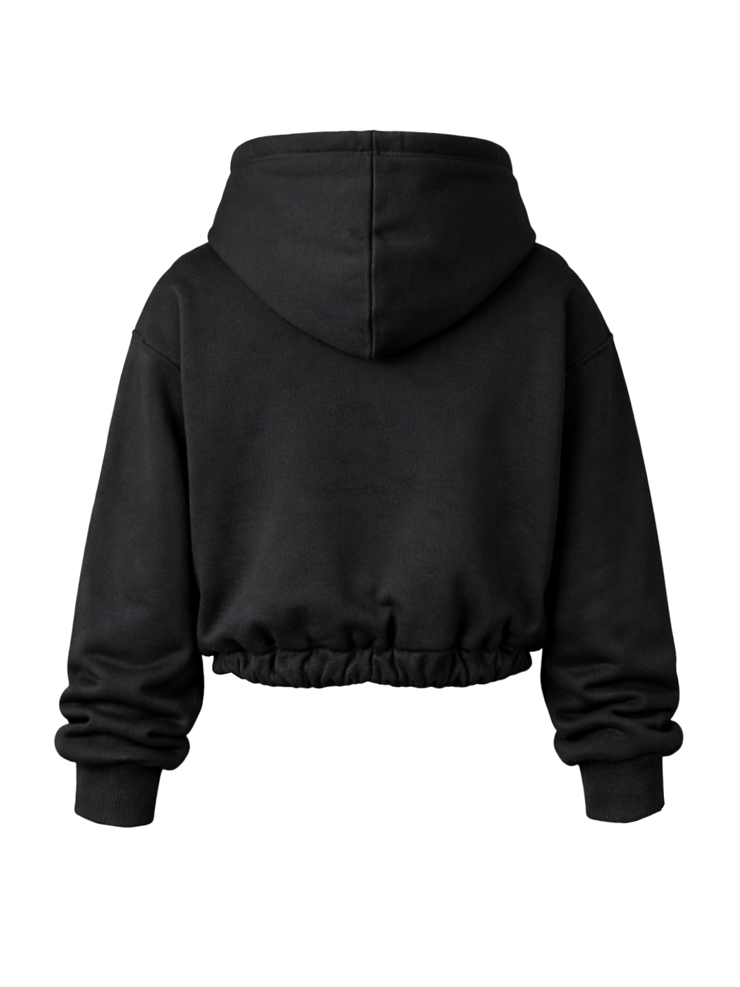 CROPPED PUFFY - COAL BLACK